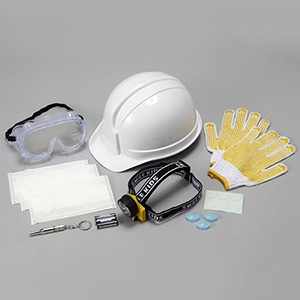 ヘルメット防災セット 7点セット